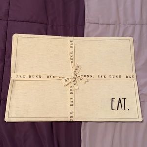 Rae Dunn set of four placemats